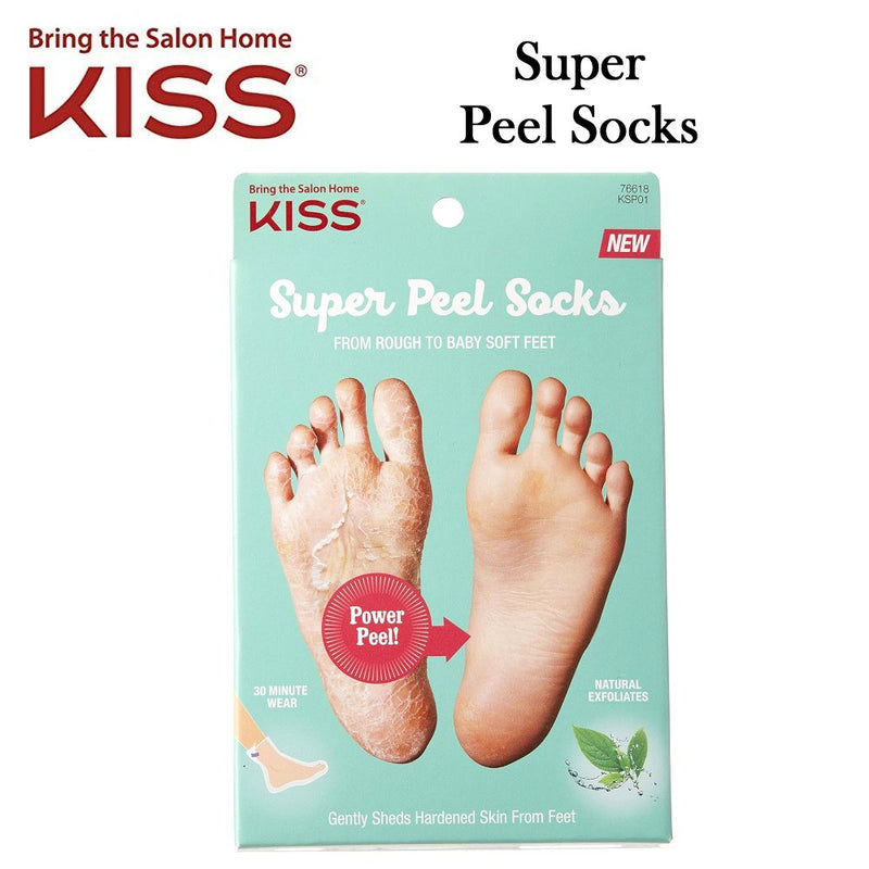 Bring The Salon Home Kiss Super Peel Socks KSP01 – Optima Beauty Supply