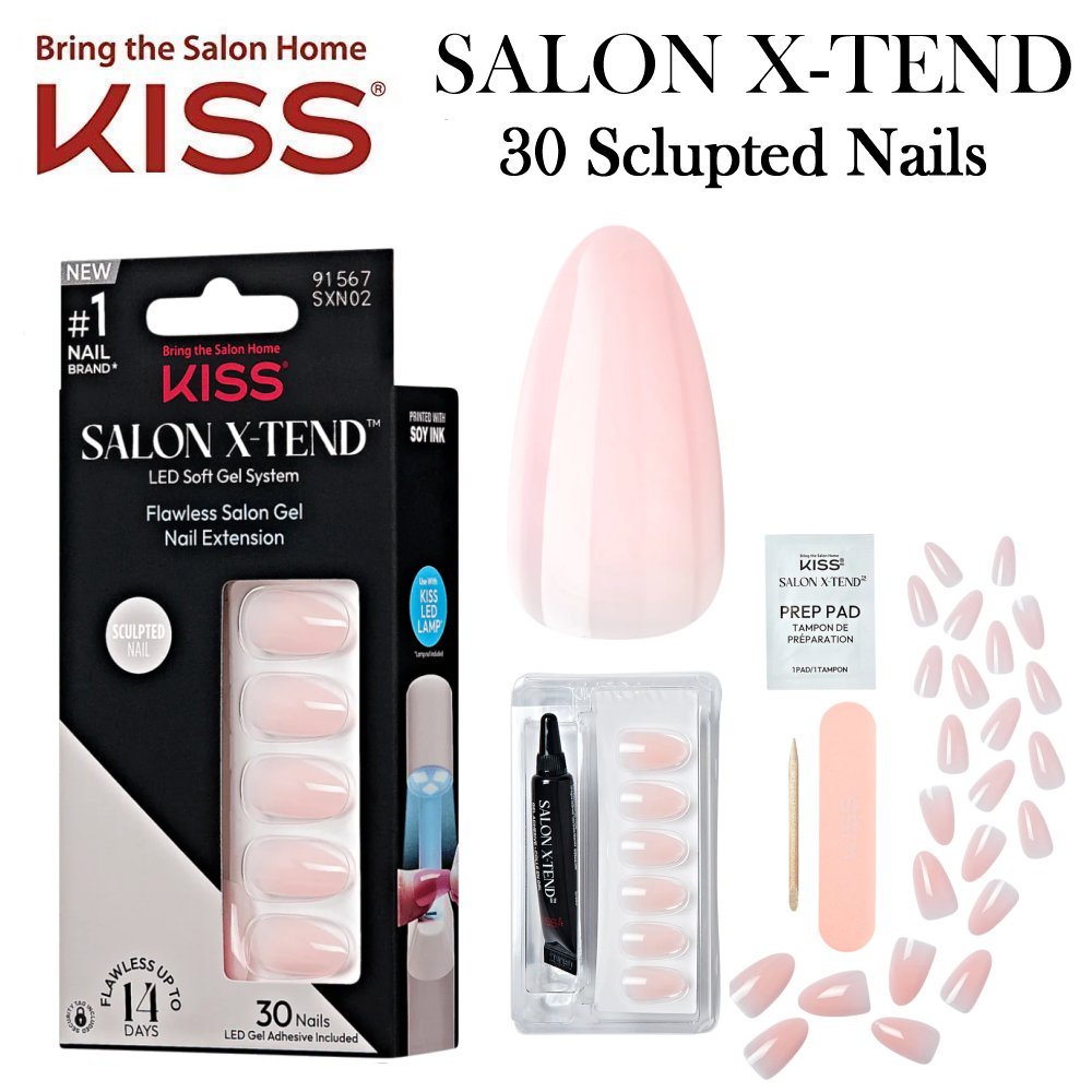 Nails Short Almond Pre-shape For Nail Extension Diy Salon Gel Tips 15 Size  | Fruugo NO
