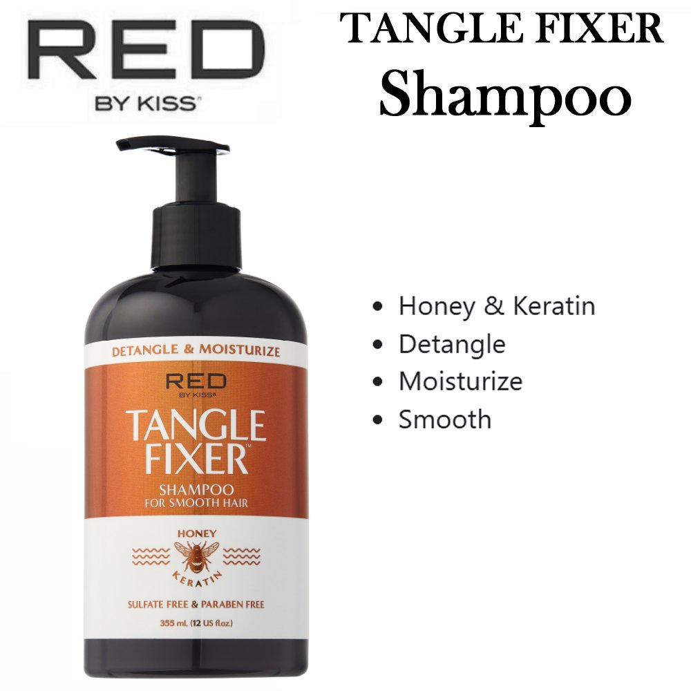 KISS Tangle Fixer Shampoo, 12 oz (DT01)