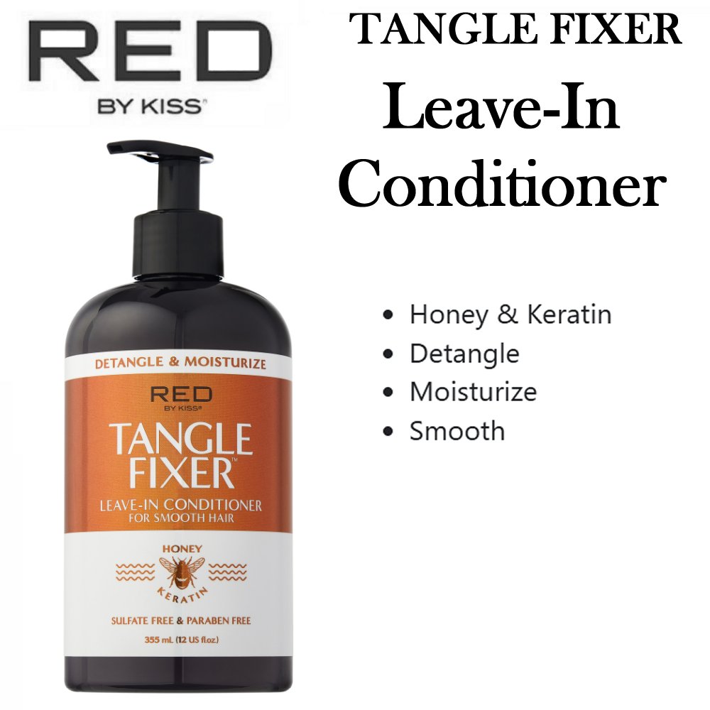 KISS Tangle Fixer Leave-In Conditioner, 12 oz (DT03)