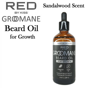 Groomane Beard Oil for Growth, Sandalwood Scent, 3 oz (GR23)