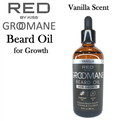 Groomane Beard Oil for Growth, Vanilla Scent, 3 oz (GR24)