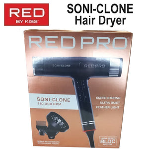 Red Pro Soni-Clone 110,000 RPM Hair Dryer (BLDC01)