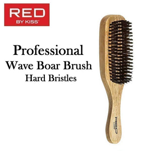 Red by Kiss Professional Boar Wave Brush, Hard Bristles (BOR06)