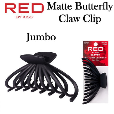 Red by Kiss Clip, Jumbo Matte Butterfly Claw (HMC49)