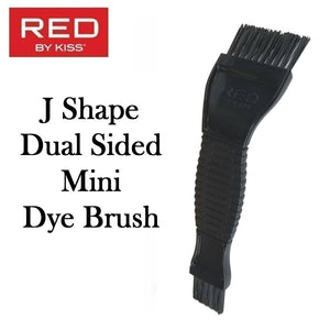 Red by Kiss J Shape Dual Side Mini Dye Brush (HH193J)