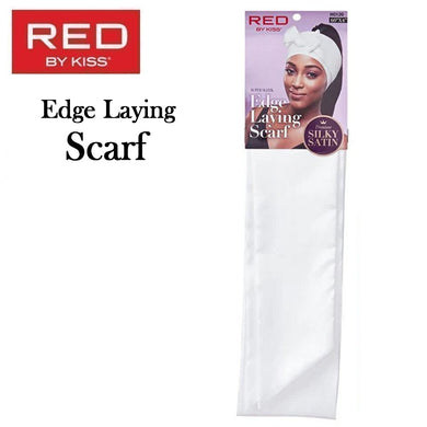 Red by Kiss Scarf, Edge Laying Scarf, White (HQ120)