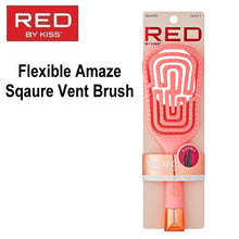 Red by Kiss Brush, Flexible Amaze Square Vent Brush (HH211)