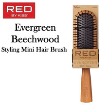 Red by Kiss Brush, Beechwood Styling Mini Hair Brush (HH203)