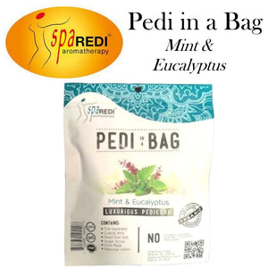 Spa Redi Pedi in a Bag, Mint & Eucalyptus