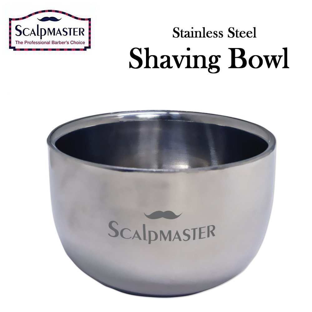 ScalpMaster Stainless Steel Shaving Bowl (SC-9054)