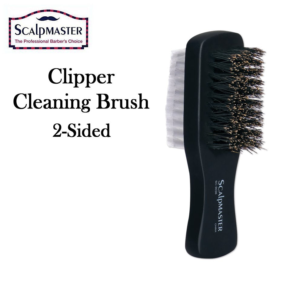 ScalpMaster Brush, 2-Sided Clipper Cleaning Brush (SC9036)