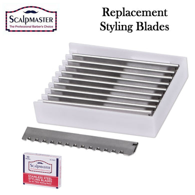 ScalpMaster Razor, Styling Razor Replacement Blades, 10 Blades (SC7903)