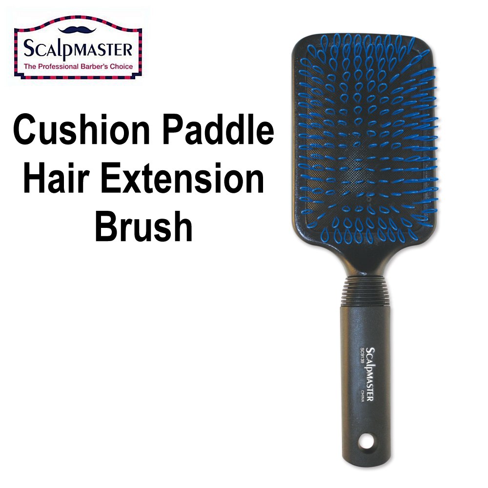 ScalpMaster Brush, Cushion Paddle Hair Extension Brush (SC9139)