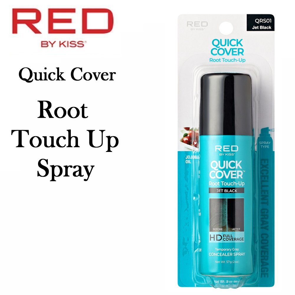 Red by Kiss Quick Cover Root Touch Up Spray, 2 oz