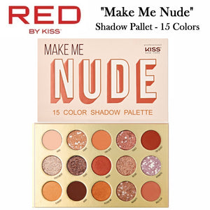 Kiss Shadow Palette "Make Me Nude", 15 colors (KMSP03)