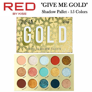 Kiss Shadow Palette "Give Me Gold", 15 colors (KMSP02)