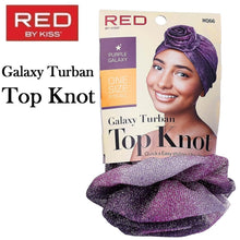 Red by Kiss Turban, "Galaxy" Top Knot Turban - Purple (HQ66)