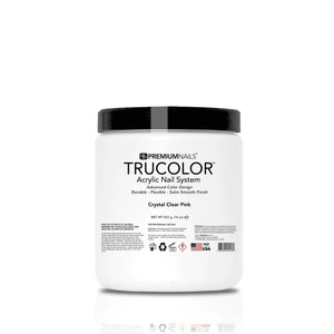 Premium Nails Trucolor Acrylic - Crystal Clear Pink Powder