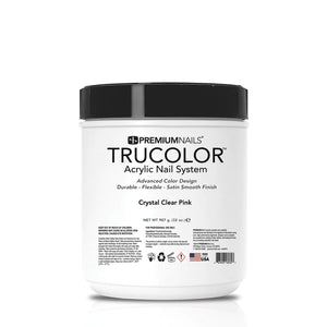 Premium Nails Trucolor Acrylic - Crystal Clear Pink Powder