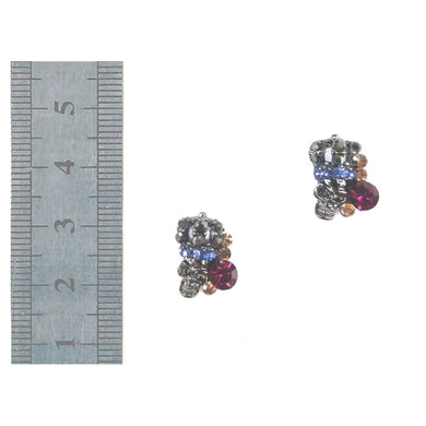 Nail Charms - Skulls (04-clear pack)