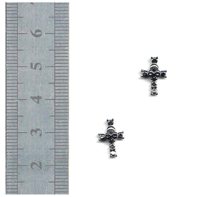 Nail Charms - Crosses (01-clear pack)