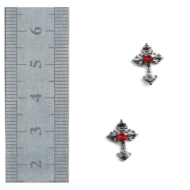 Nail Charms - Crosses (02-clear pack)