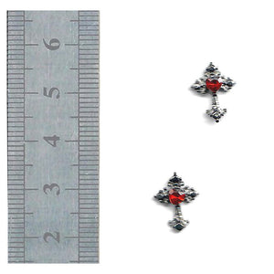 Nail Charms - Crosses (02-clear pack)