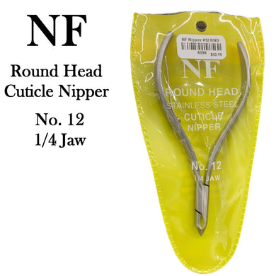 NF Round Head Cuticle Nipper, No 12 - 1/4 Jaw