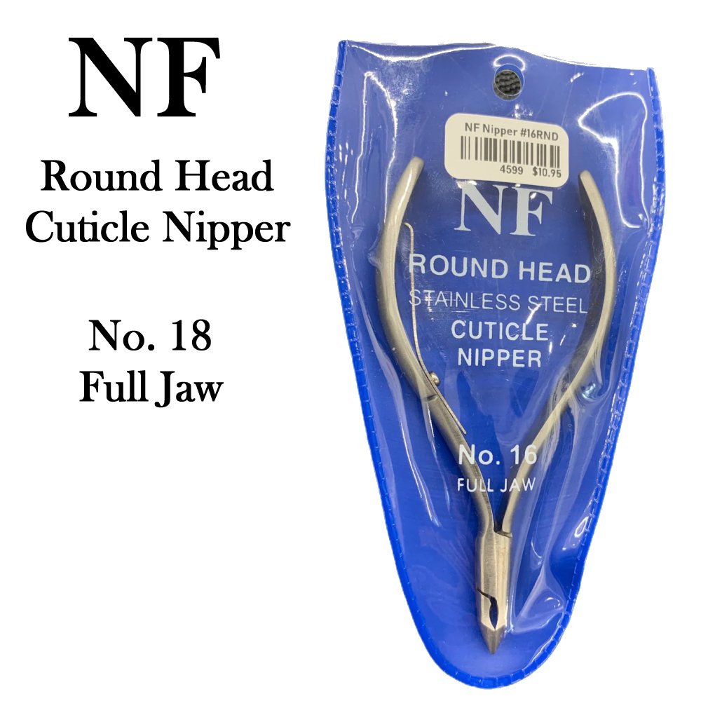 NF Round Head Cuticle Nipper, No 18 - Full Jaw