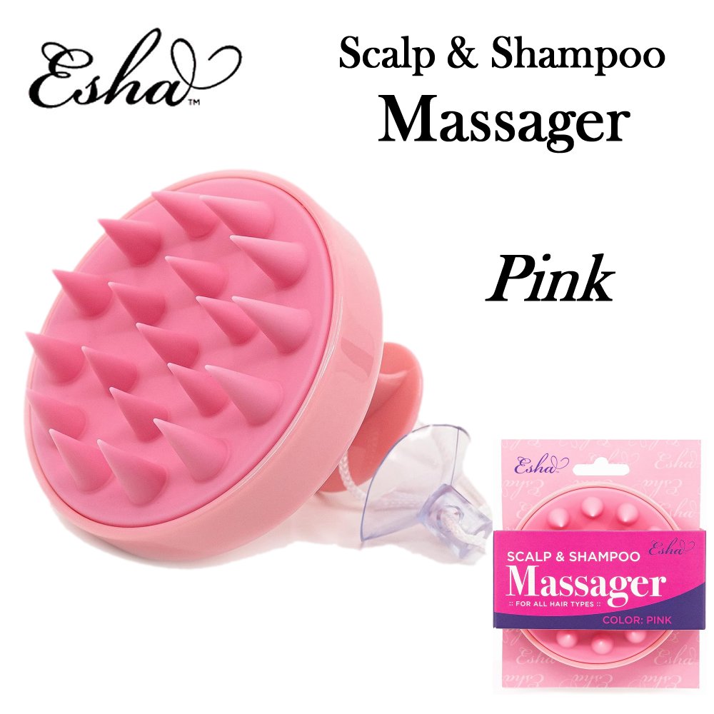 Esha Scalp & Shampoo Massager, Pink