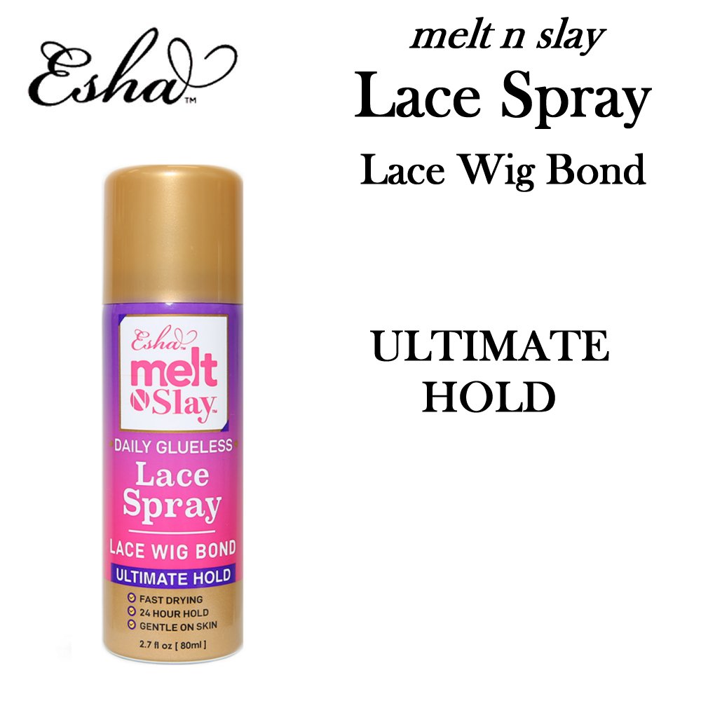 Esha Melt n Slay Lace Spray Wig Bond, Ultimate Hold (2.7 oz)