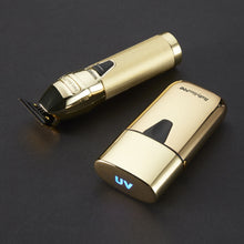 BaBylissPRO LimitedFX Collection - Metal Lithium Trimmer & UV Single Foil Shaver GoldFX Combo