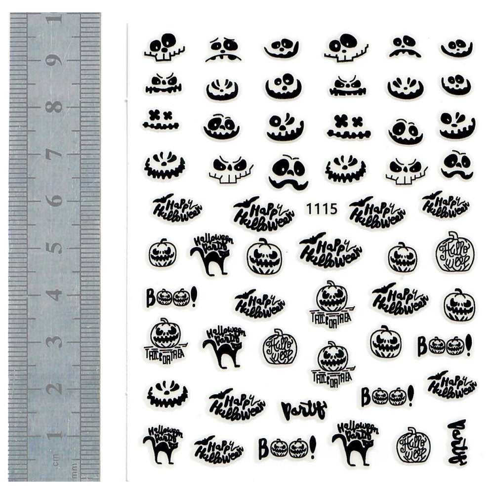 Nail Stickers - Halloween 11 (1115-Joyful)