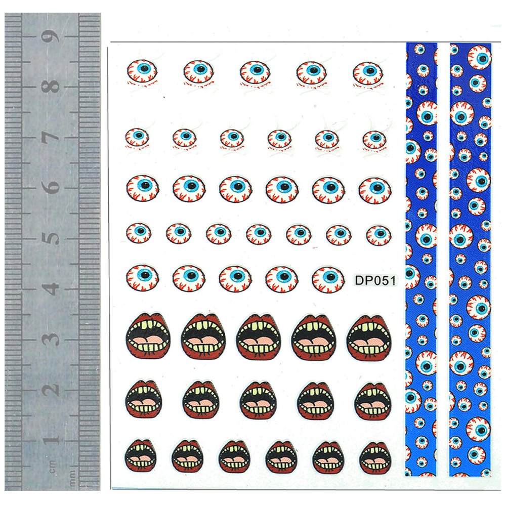 Nail Stickers - Halloween 26 (DP051-Clear Pack)