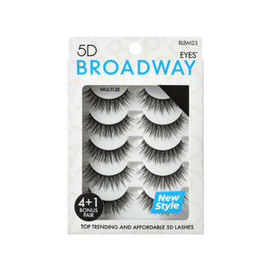 Broadway Eyelash, 5D Eyes Lash Multi Pack, 20+ Styles