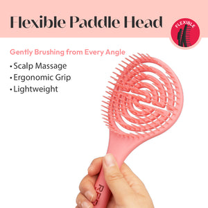 Red by Kiss Brush, Flexible Amaze Circle Vent Brush (HH210)