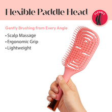 Red by Kiss Brush, Flexible Amaze Square Vent Brush (HH211)