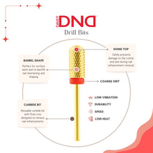 DND Drill Bit, Large Smooth Top Coarse Gold Carbide Drill Bit (C-Gold)