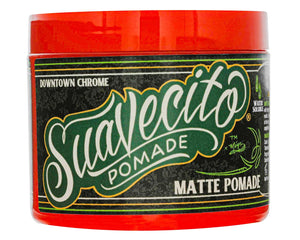 Suavecito Pomade, Matte "Downtown Chrome" Limited Edition, 4oz