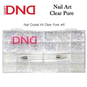 DND Nail Crystal Kit #06, Clear Pure