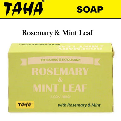 Taha Soap,  Rosemary & Mint Leaf (3.5 oz)