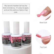 Mia Secret Rubber Gel, 0.5 oz