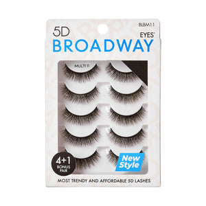 Broadway Eyelash, 5D Eyes Lash Multi Pack, 20+ Styles