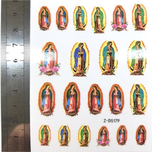 Nail Stickers - Virgin Mary (Nail Art Sticker Z-05179)