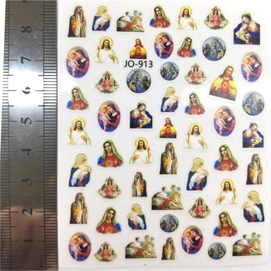 Nail Stickers - Mary and Jesus (Joyful Nail JO-913)