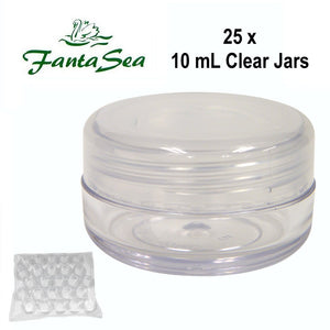 FantaSea 10 mL / .34 oz Clear Jars, 25 count (FSC471)