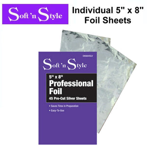 Soft 'n Style Individual 5" x 8" Foil Sheets, 45 sheets (SNS604SLV)