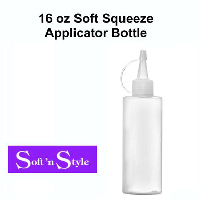 Soft 'n Style Bottle, 6 oz Soft Squeeze Applicator Bottle (B75)