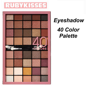 Ruby Kisses 40 Color Eyeshadow Palette "Bling It On" (RMPS07)